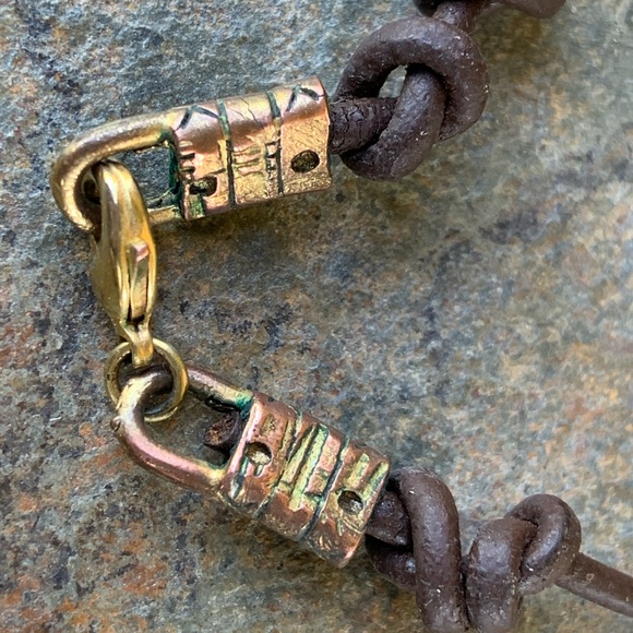 Marcia Moran * Beautiful Gold & Silver Druzy Pendant Necklace - Picture 10 of 11